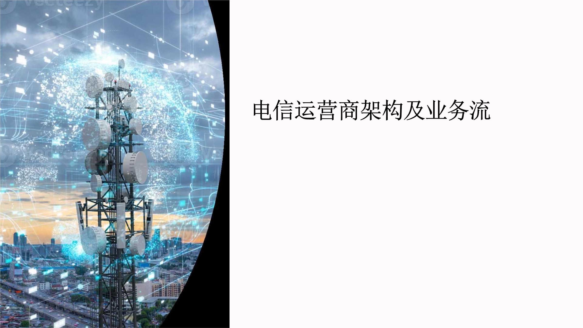 電信業(yè)務與傳統(tǒng)運營商的架構與流程
